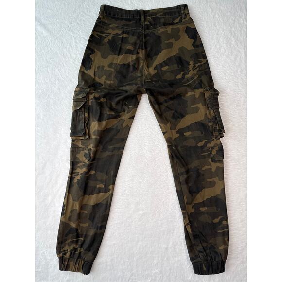 American Bazi Camo Cargo Pants Womens Size Medium Camouflage Military Jogger - Picture 8 of 8